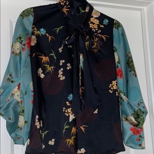 Zara Extra Small Silk blouse